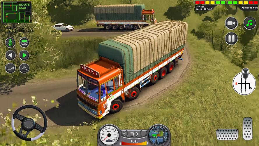 Indian Heavy Truck Delivery 3D capture d’écran 2