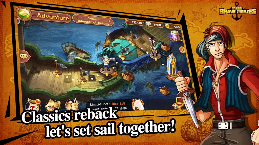 Brave Pirates: Sailing屏幕截圖3