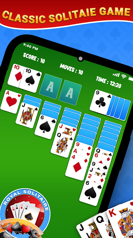 Royal Solitaire Card Game屏幕截圖0