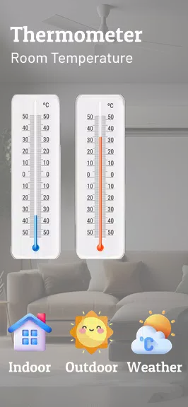 ภาพหน้าจอ Thermometer Room Temperature 1