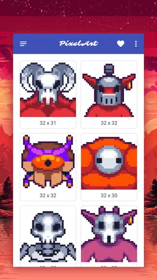 How to draw pixel monsters 스크린샷 1