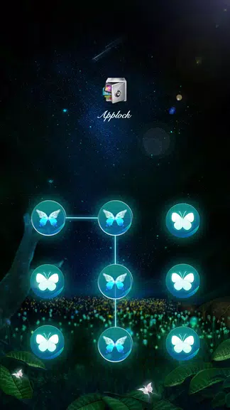 AppLock Theme Flying Butterfly屏幕截圖0