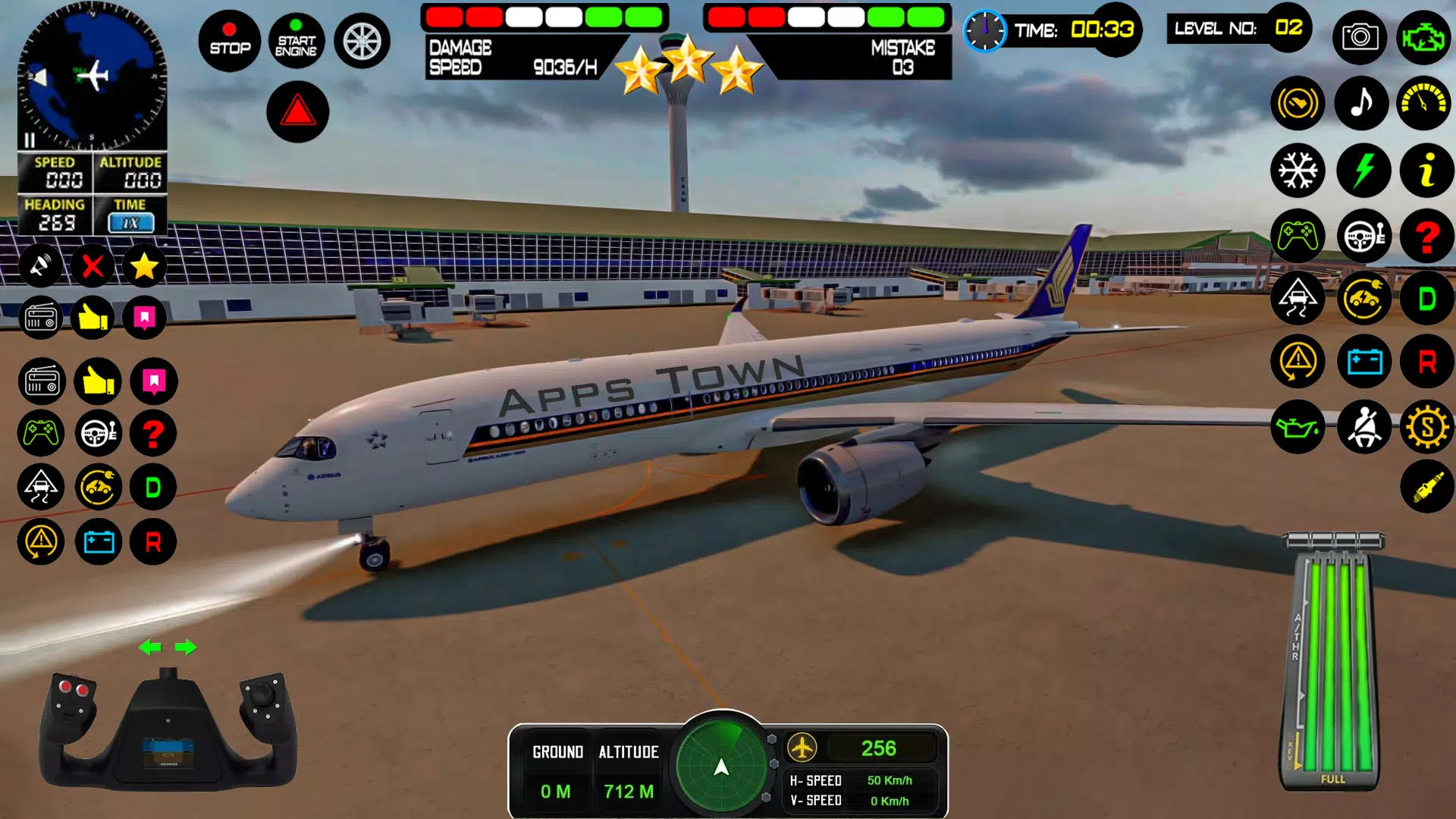 Flight Simulator Pilot Game 3D Tangkapan skrin 2