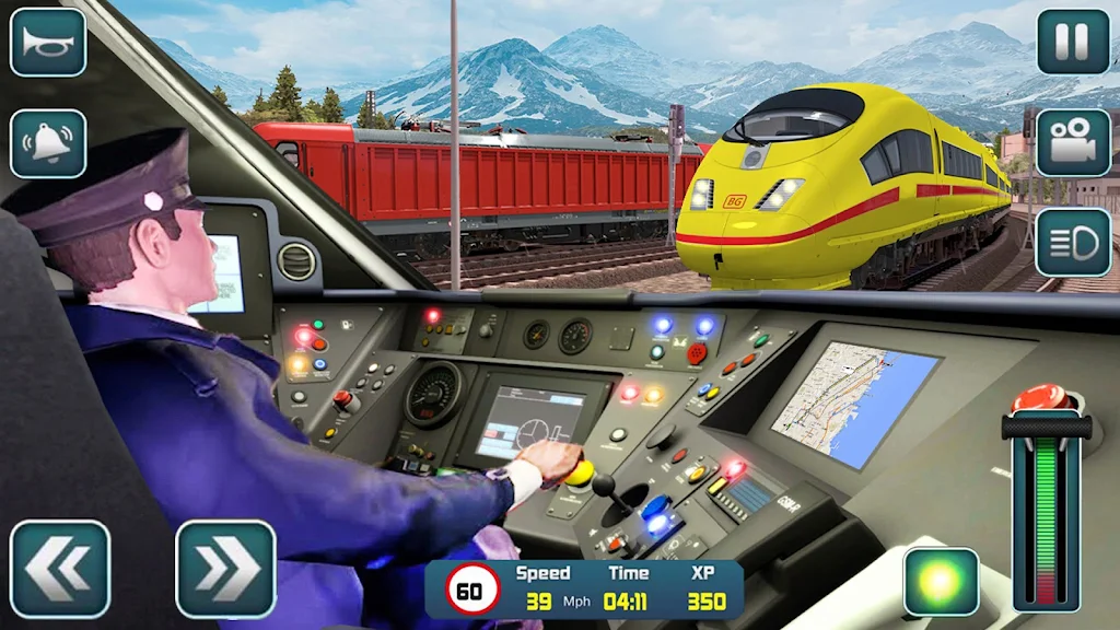 Euro Train Driver Train Games Zrzut ekranu 0