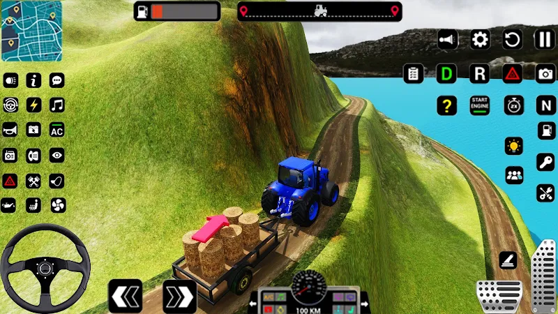 Tractor Trolly Driving Games屏幕截圖2