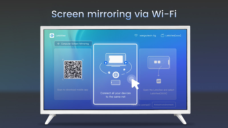 LetsView TV: Screen Mirroring Скриншот 2