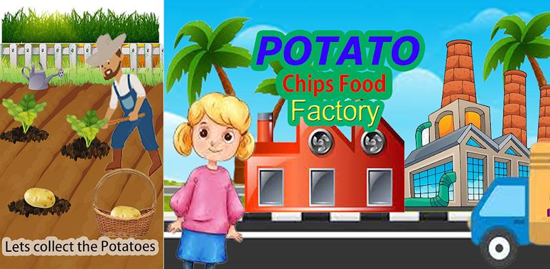 Potato Chips Food Factory Game ekran görüntüsü 2