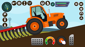 Farm Tractors Dinosaurs Games स्क्रीनशॉट 0