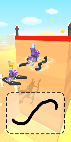 Scribble Rider экрана 2