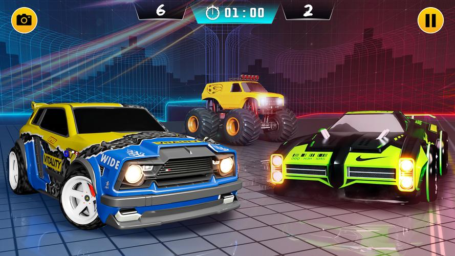 ภาพหน้าจอ Rocket Car Racing Games 3D 2