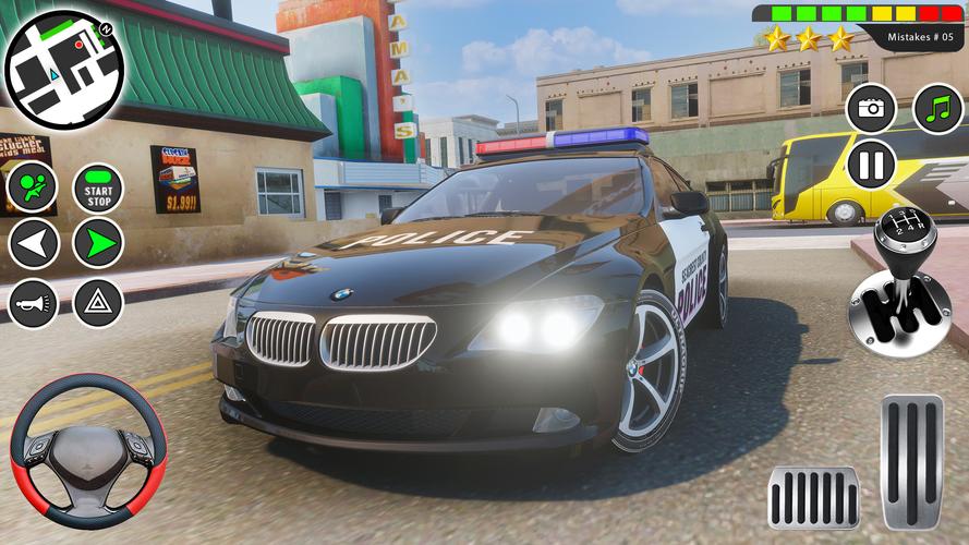 Super Police Car Parking 3D captura de pantalla 1