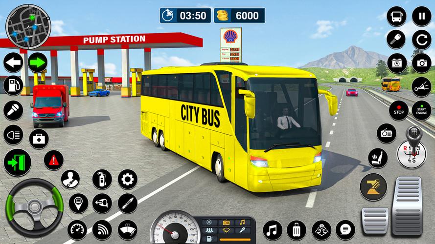 Bus Simulator Game: Coach Game экрана 2
