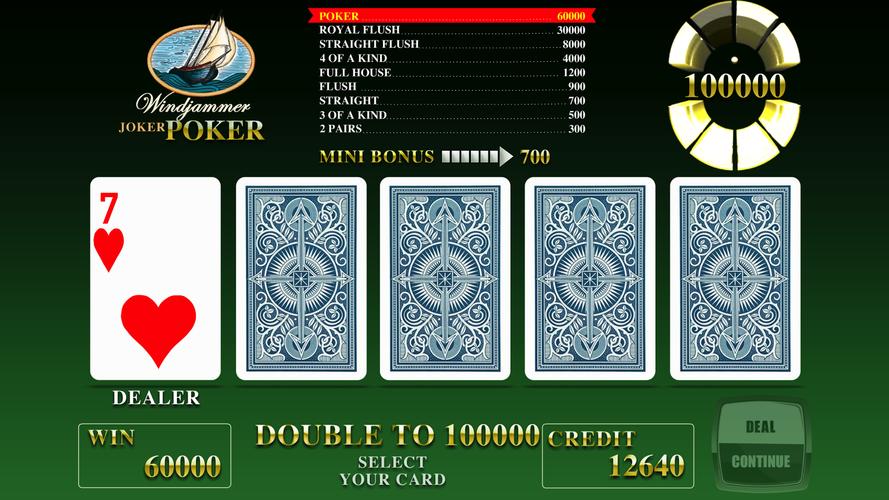 Windjammer Poker Schermafbeelding 0