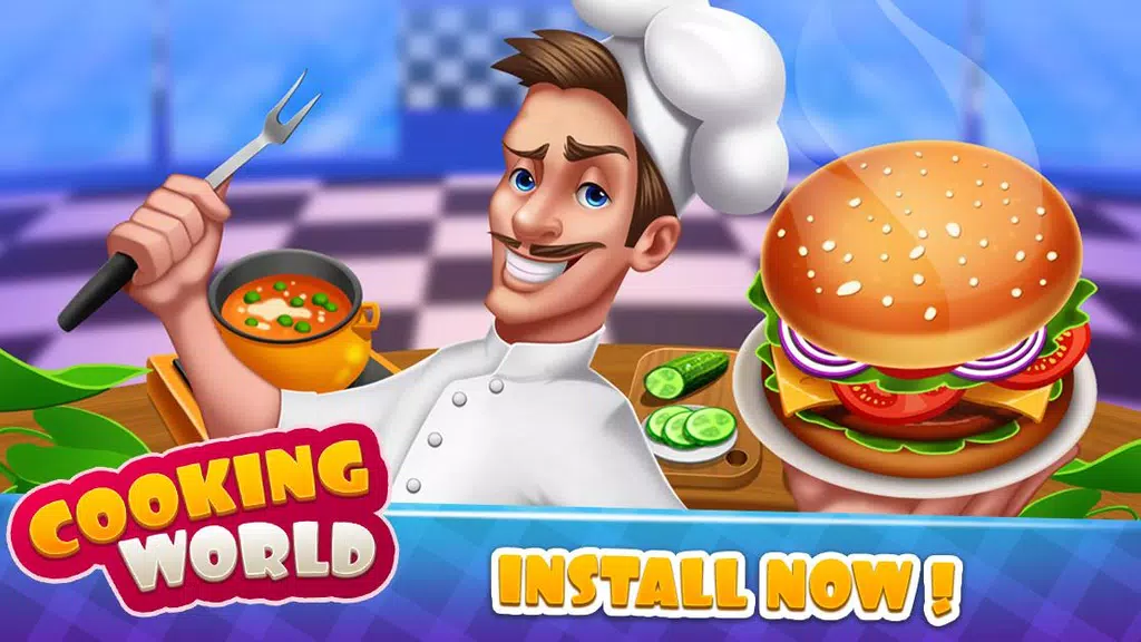 Cooking World - Food Fever & Restaurant Craze Screenshot 0