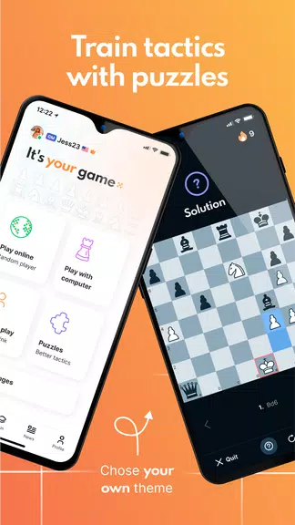 chess24 > Play, Train & Watch capture d’écran 1