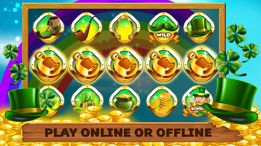 Lucky Irish Win Slots Machines स्क्रीनशॉट 1