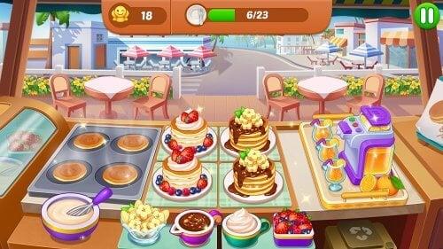 ภาพหน้าจอ Cooking Diner: Chef Game 2