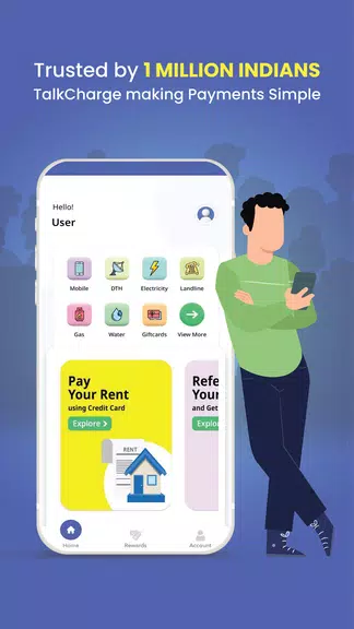 TalkCharge - Recharge & Bills screenshot 0