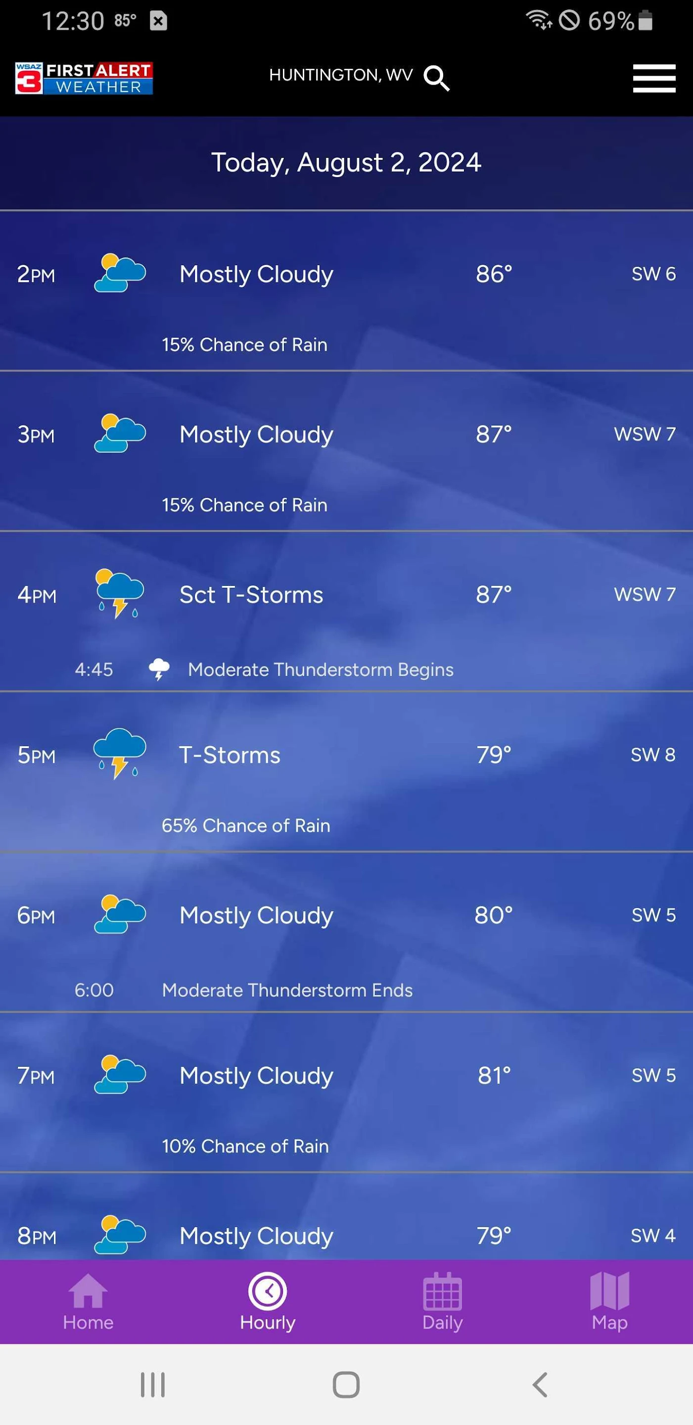 WSAZ First Alert Weather App 스크린샷 0