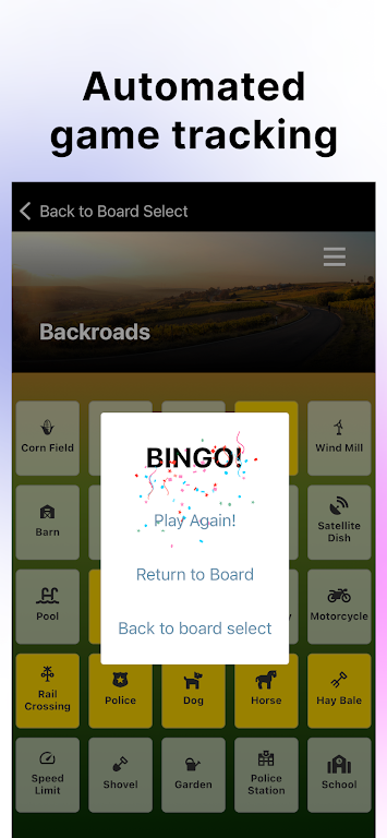 Travel Bingo - Road trip bingo ဖန်သားပြင်ဓာတ်ပုံ 2