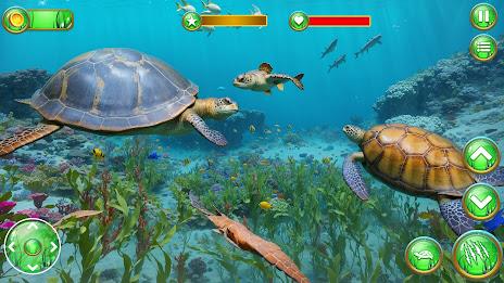 Wild Turtle Family Simulator ảnh chụp màn hình 1