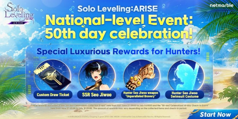 'Solo Leveling: Arise' Marks 50-Day Milestone with Bountiful Rewards