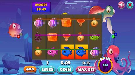 Jackpot underwater City slots экрана 3