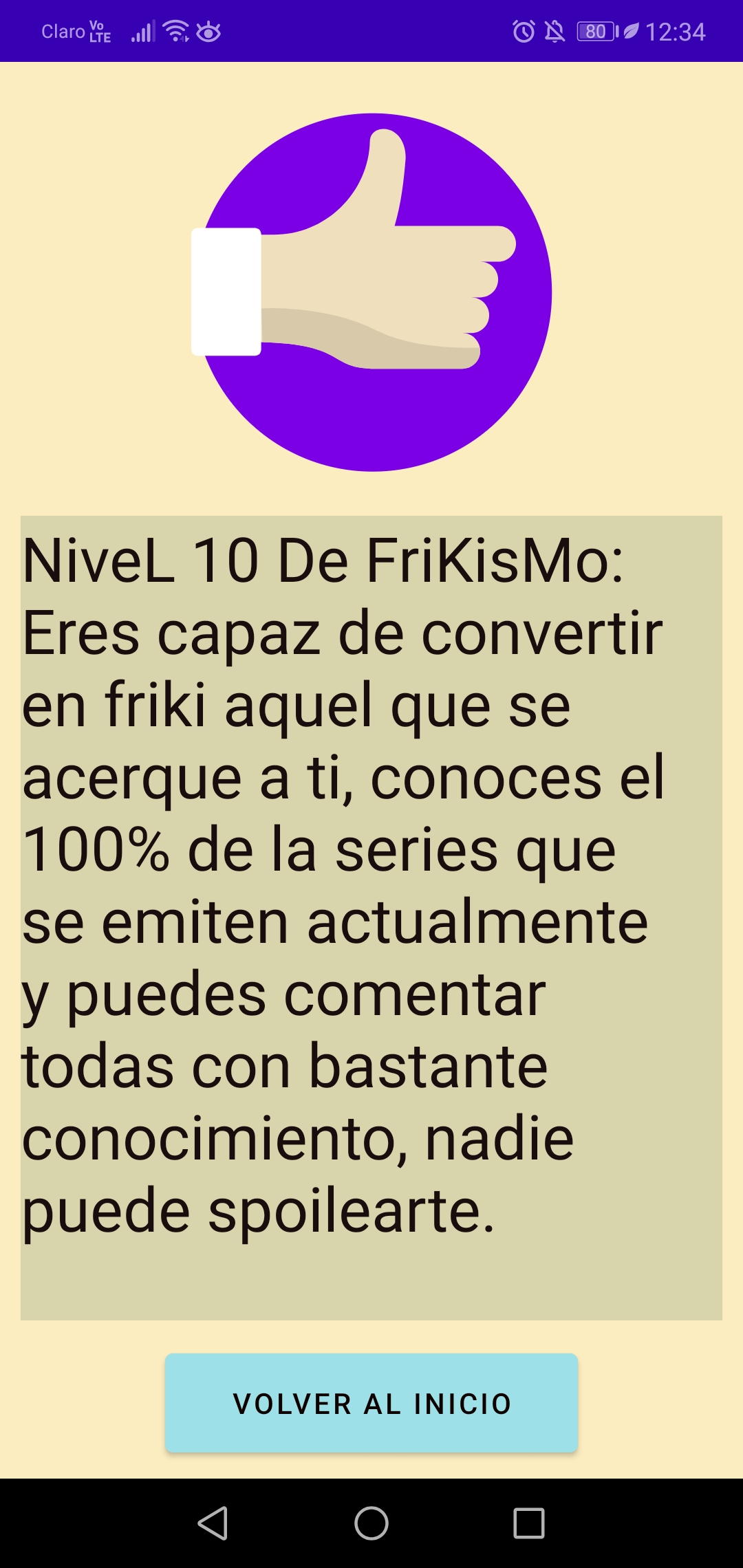 Screenshot Preguntas Frikis 2