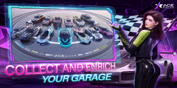 Ace Racer экрана 1