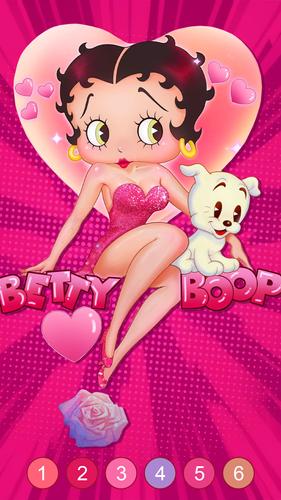 Betty Boop Vintage Coloring 스크린샷 0