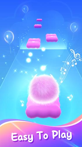 Fluffy Ball: Music Hop Game captura de pantalla 2