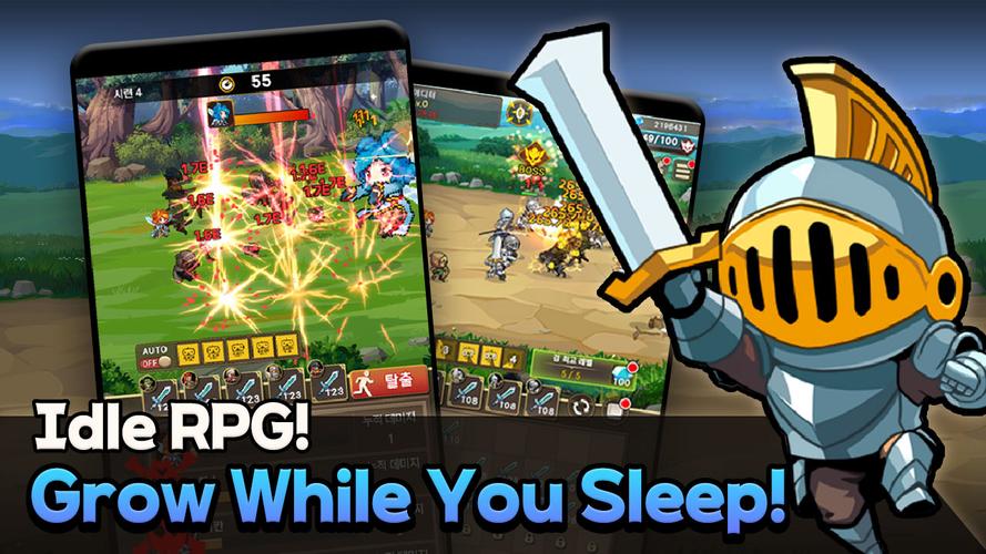 Rush! Knights : Idle RPG屏幕截圖2