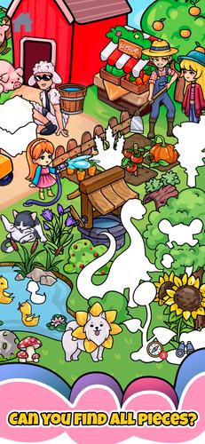 Sticker book & coloring puzzle স্ক্রিনশট 1