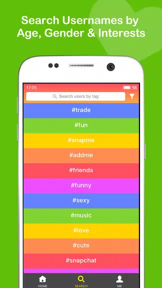 Add Friends for Snapchat, Kik屏幕截圖2