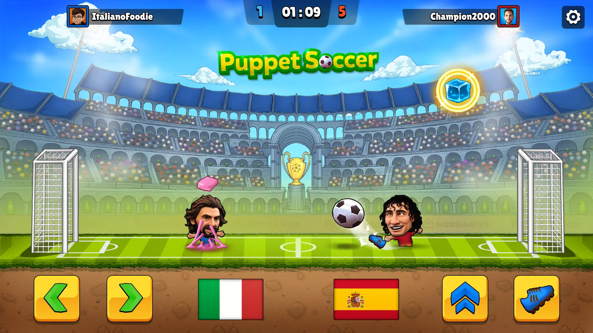 Puppet Soccer - Football screenshot 2