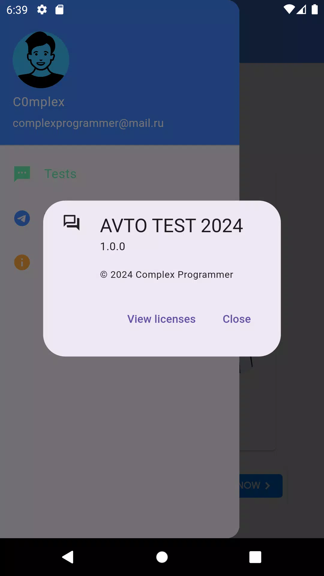 Screenshot AVTO TEST 2024 2