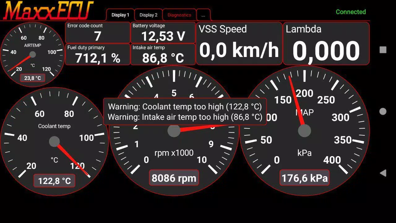 MaxxECU MDash zrzut ekranu 1