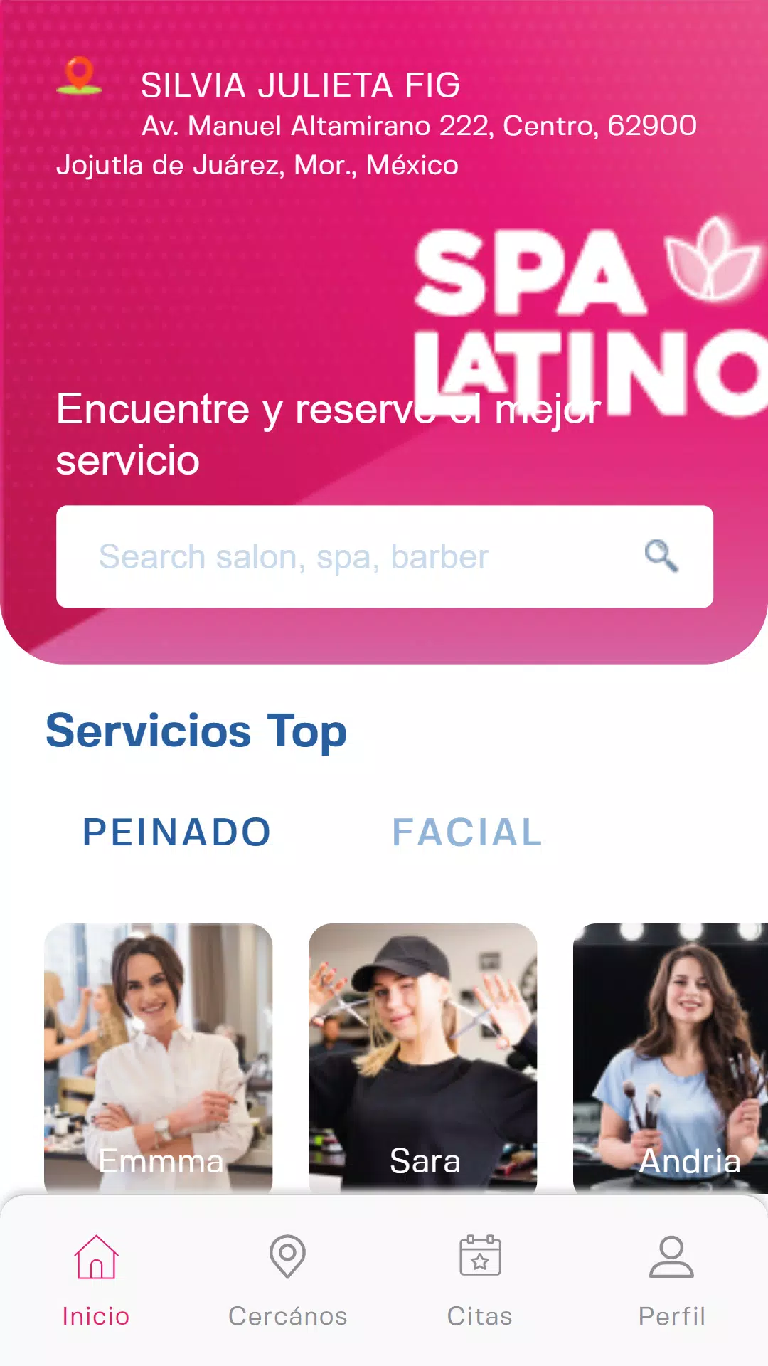 Screenshot SPA Latino 0