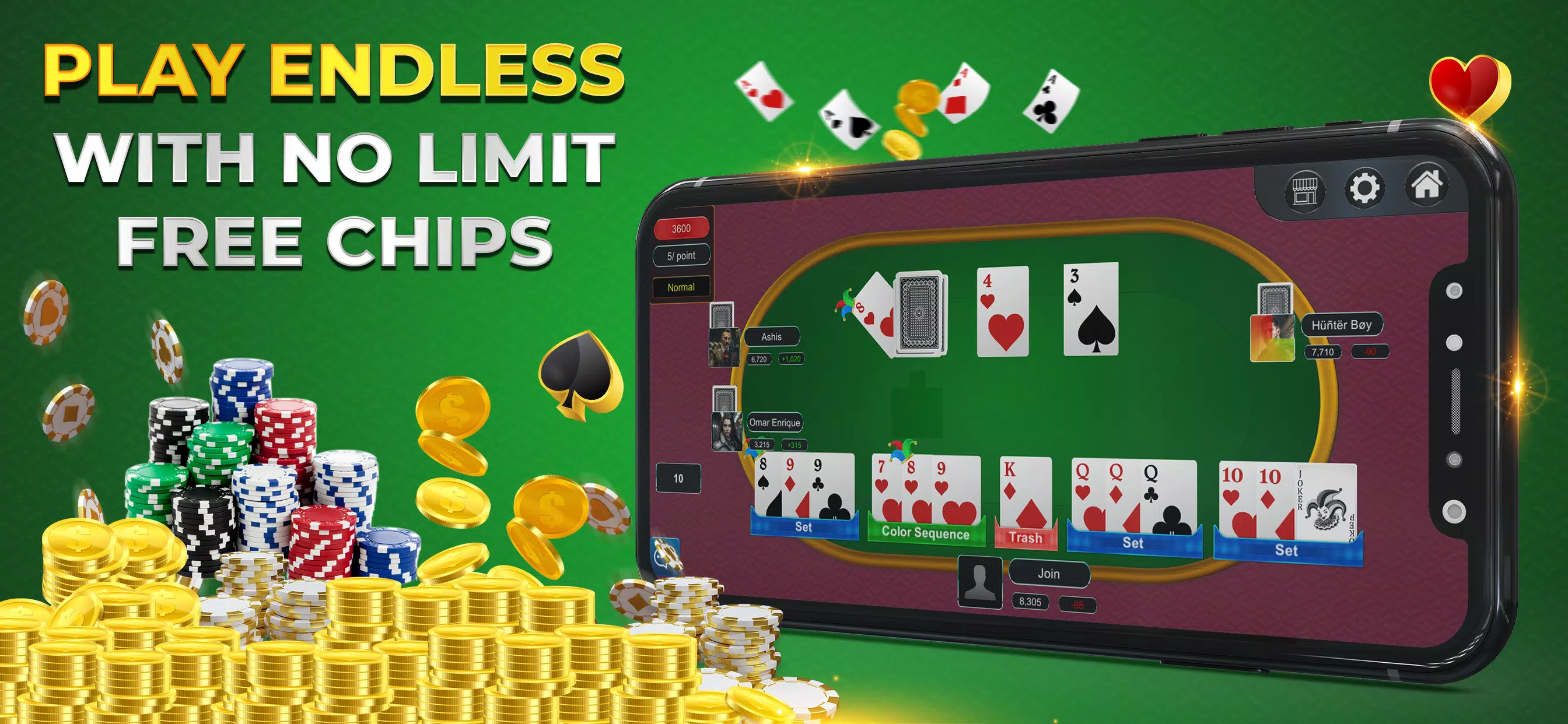 Rummy Online Casino ဖန်သားပြင်ဓာတ်ပုံ 1