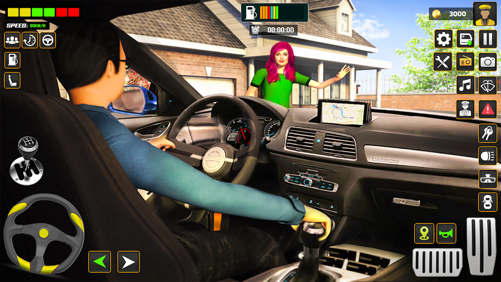 City Cab Driver Car Taxi Games Screenshot 0