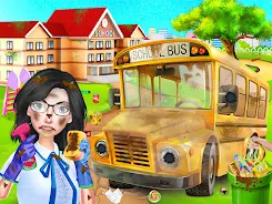 School Cleanup - Cleaning Game屏幕截圖0