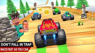 Toilet Monster Car Stunts Game Скриншот 1