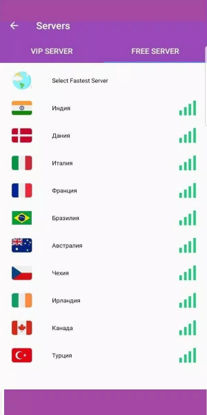 adavpn экрана 0