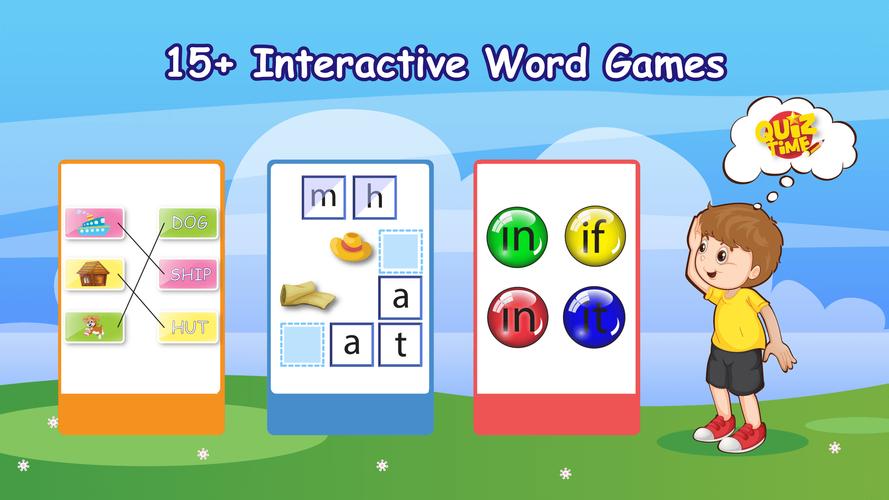 Kids Lernen Wortspiele Screenshot 1