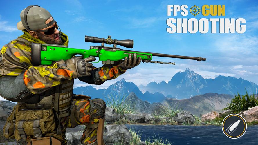 Gun Games Offline 3D Shooting captura de pantalla 3