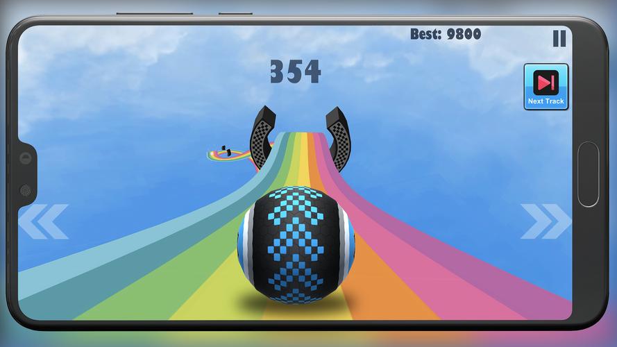 Screenshot Rolling Ball Impossible road 0