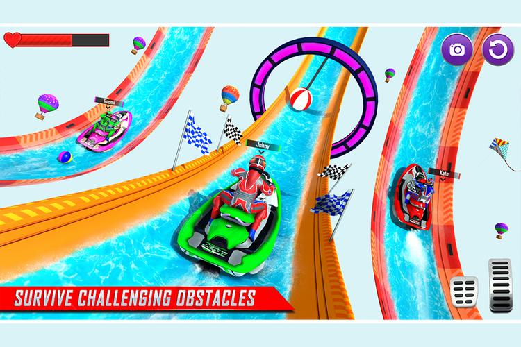 Jet Ski Racing Games 3D スクリーンショット 2