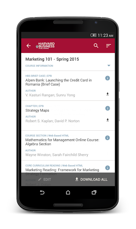 Harvard Business for Students zrzut ekranu 0