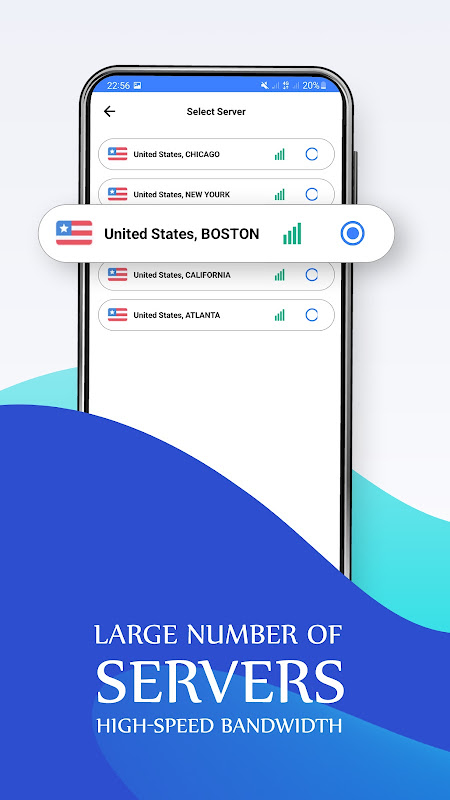 VPN Fast - Secure VPN USA VPN captura de pantalla 0