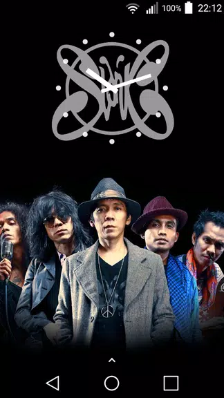 Slank Clock Widget屏幕截圖1